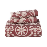 Kymbal Cotton Blend Woven Medallion Jacquard Bedspread Set